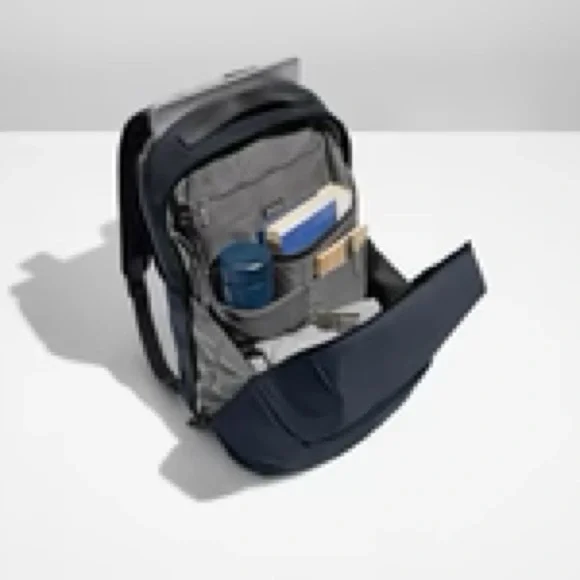 NWT Away Everywhere Zip Backpack - Navy - Picture 4 of 10